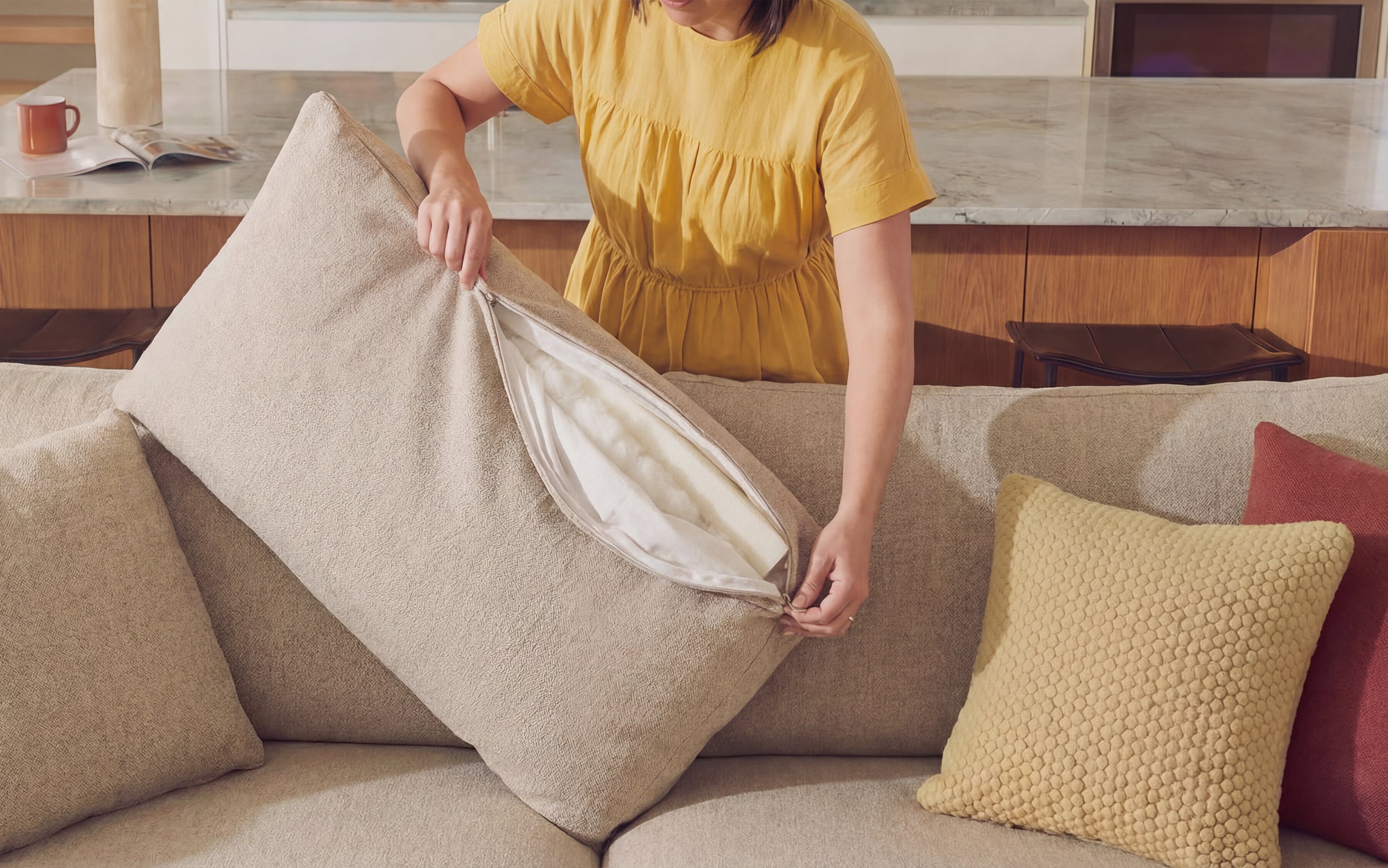 Cloud Couch 6-Seater Modular Sectional | Beige