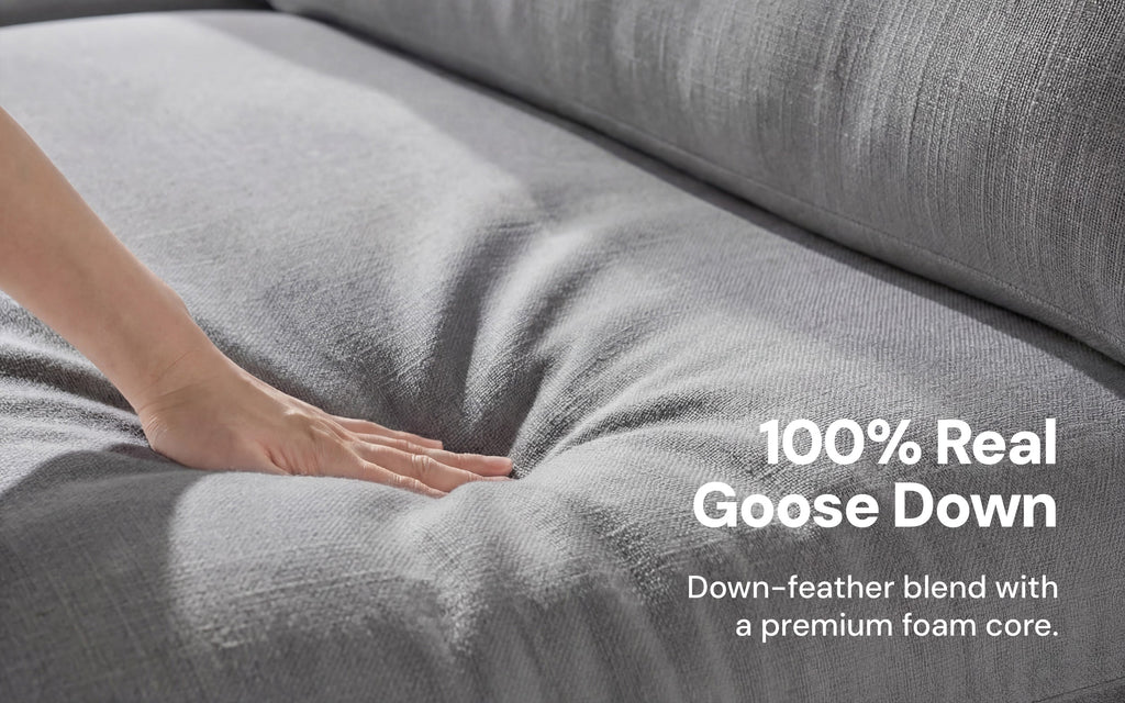 Cloud Couch 2-Seater Modular Loveseat | Gray