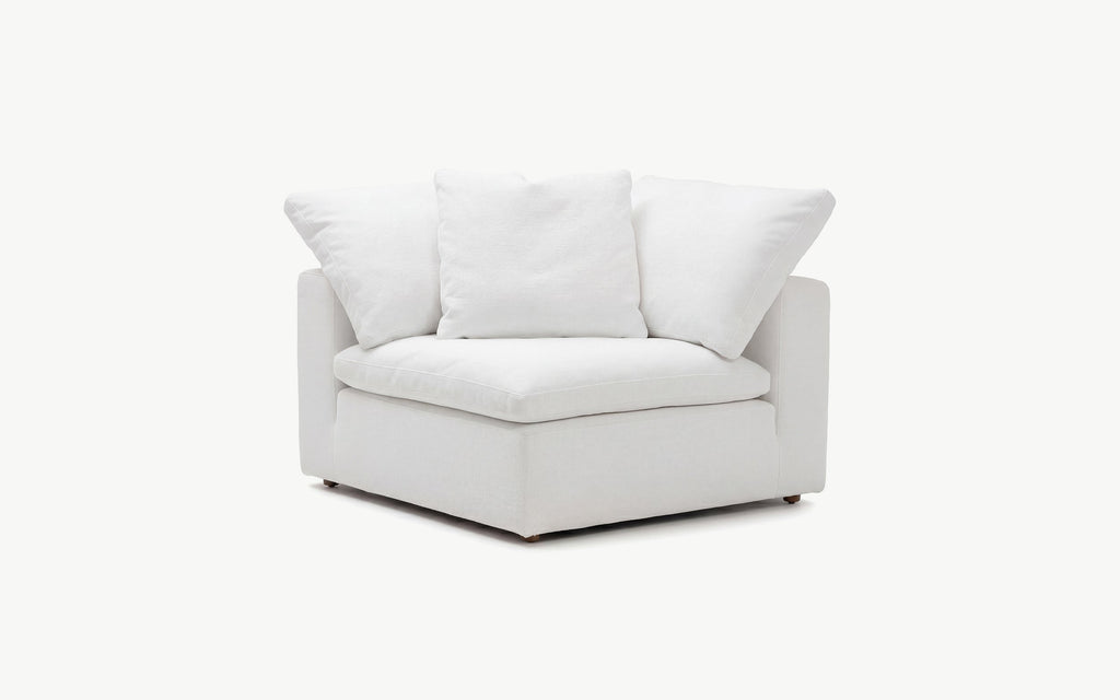 Cloud Couch 2-Seater Modular Loveseat | White