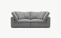 Cloud Couch 2-Seater Modular Loveseat | Gray