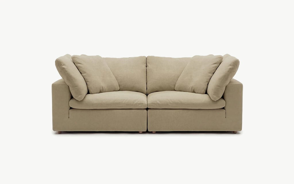 Cloud Couch 2-Seater Modular Loveseat | Beige