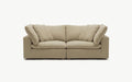 Cloud Couch 2-Seater Modular Loveseat | Beige