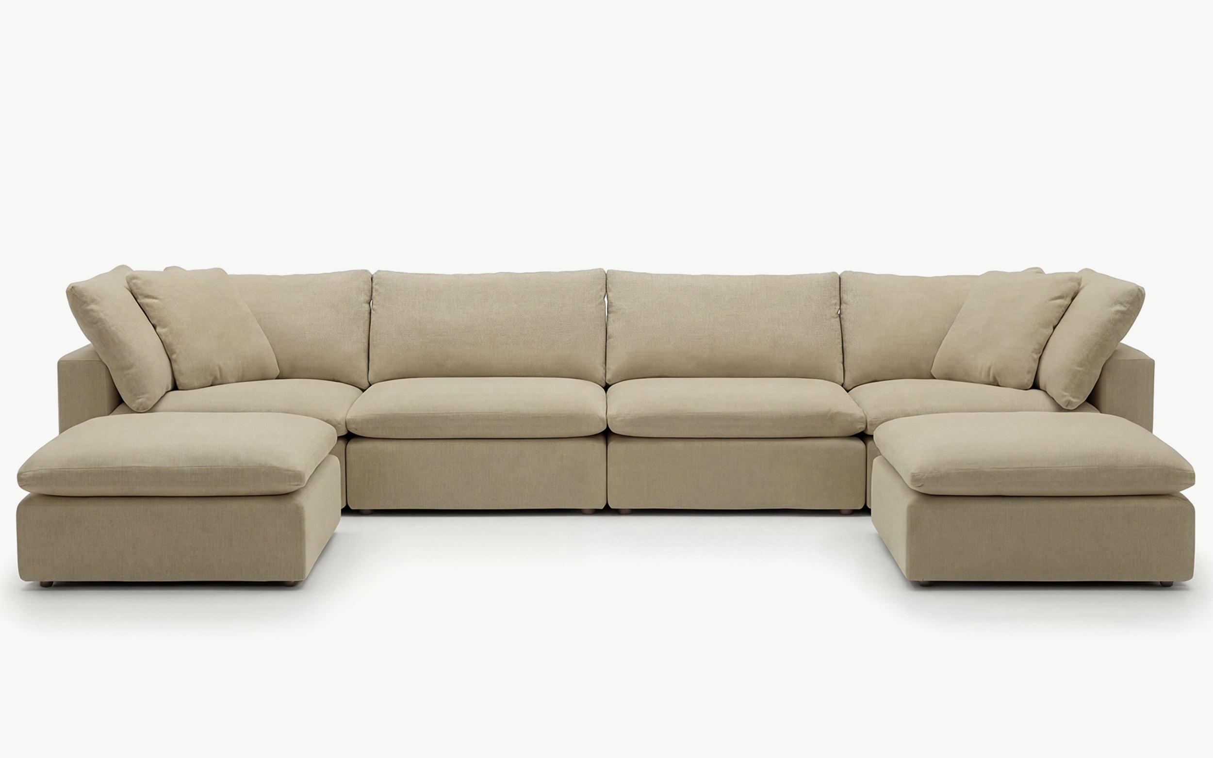 Cloud Couch 6-Seater Modular Sectional | Beige