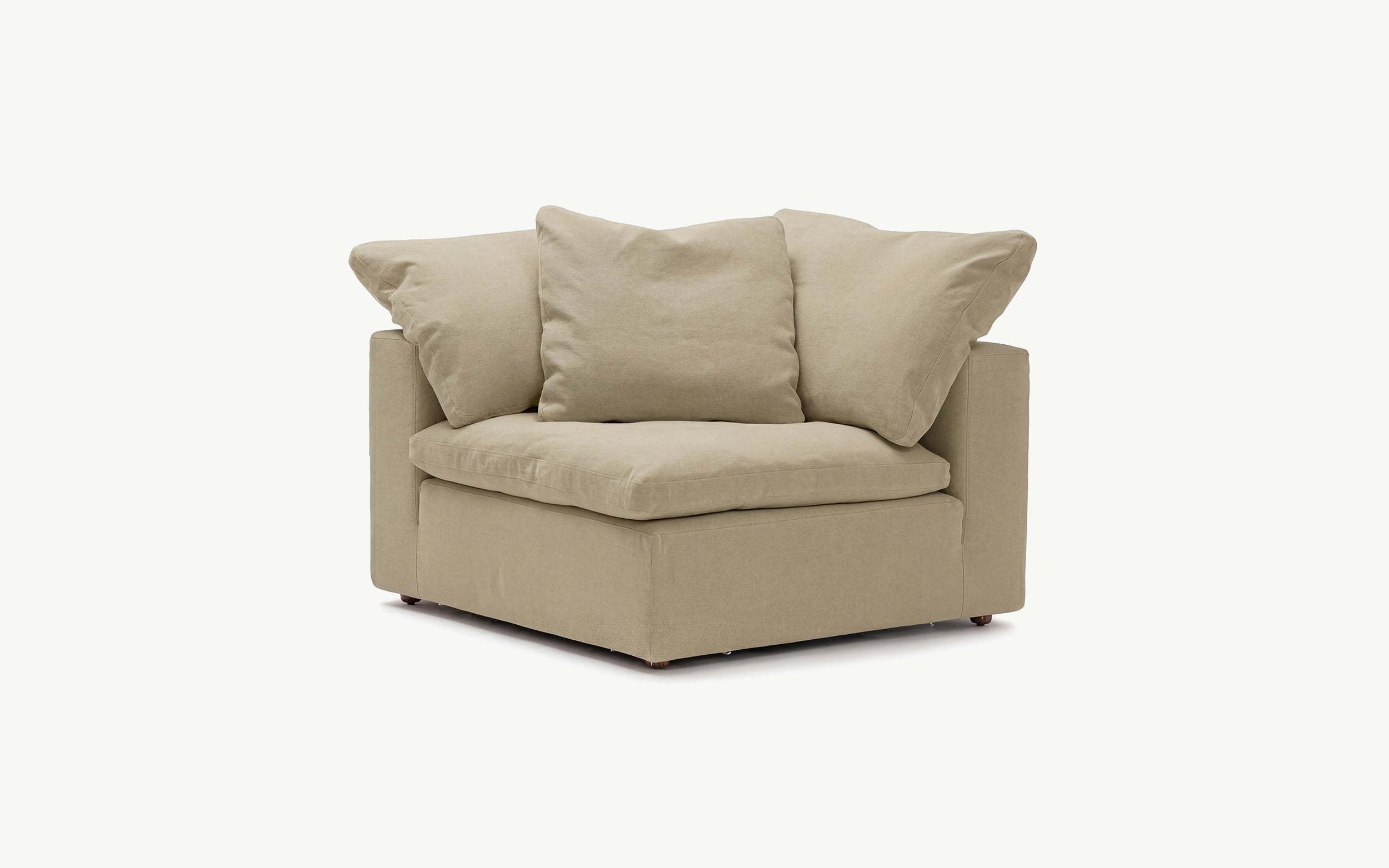 Cloud Couch 2-Seater Modular Loveseat | Beige