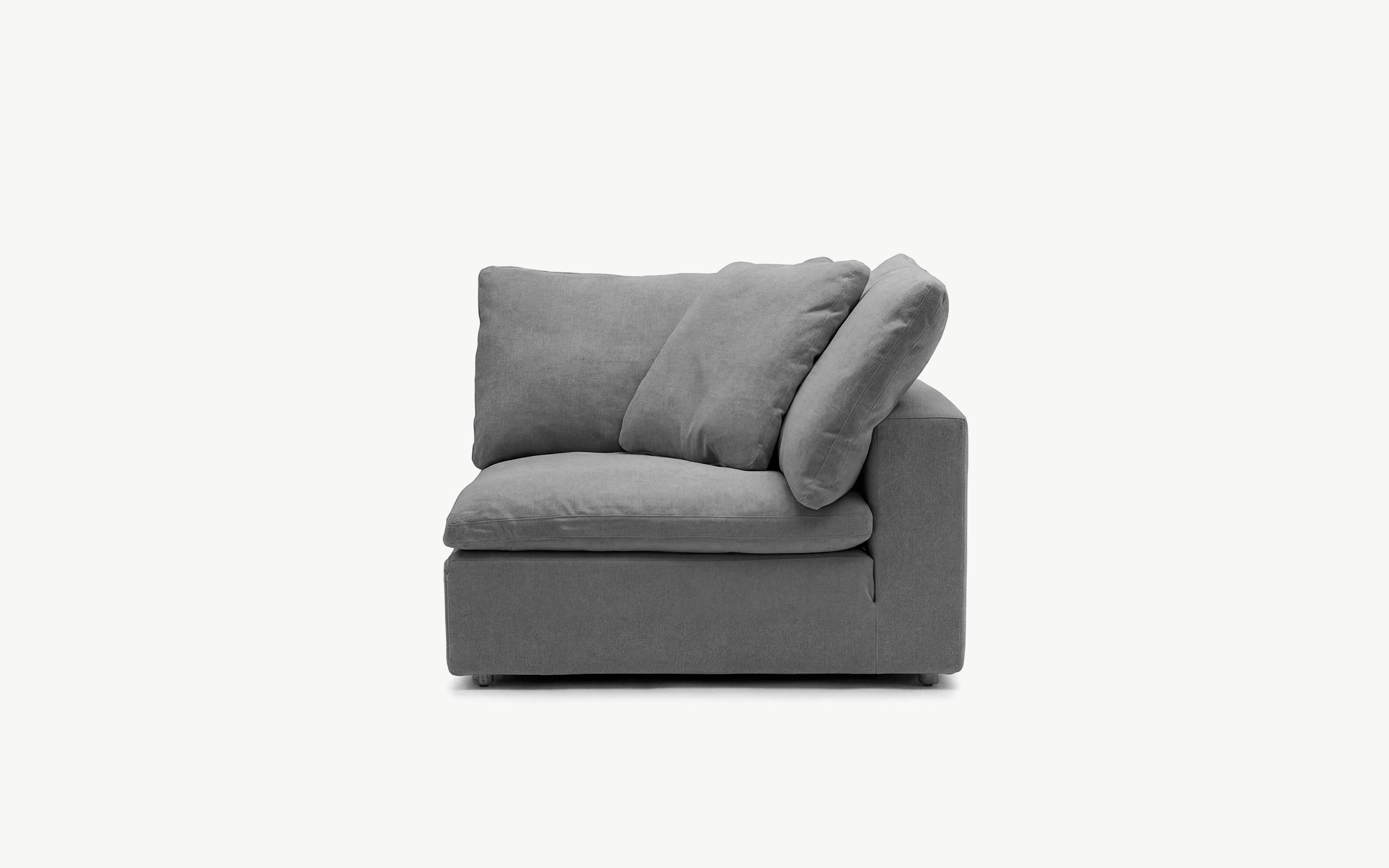 Cloud Couch 2-Seater Modular Loveseat | Gray