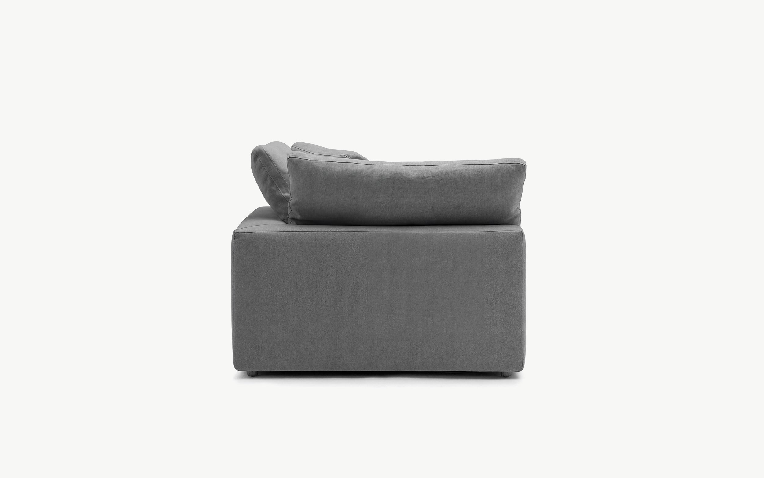 Cloud Couch 2-Seater Modular Loveseat | Gray