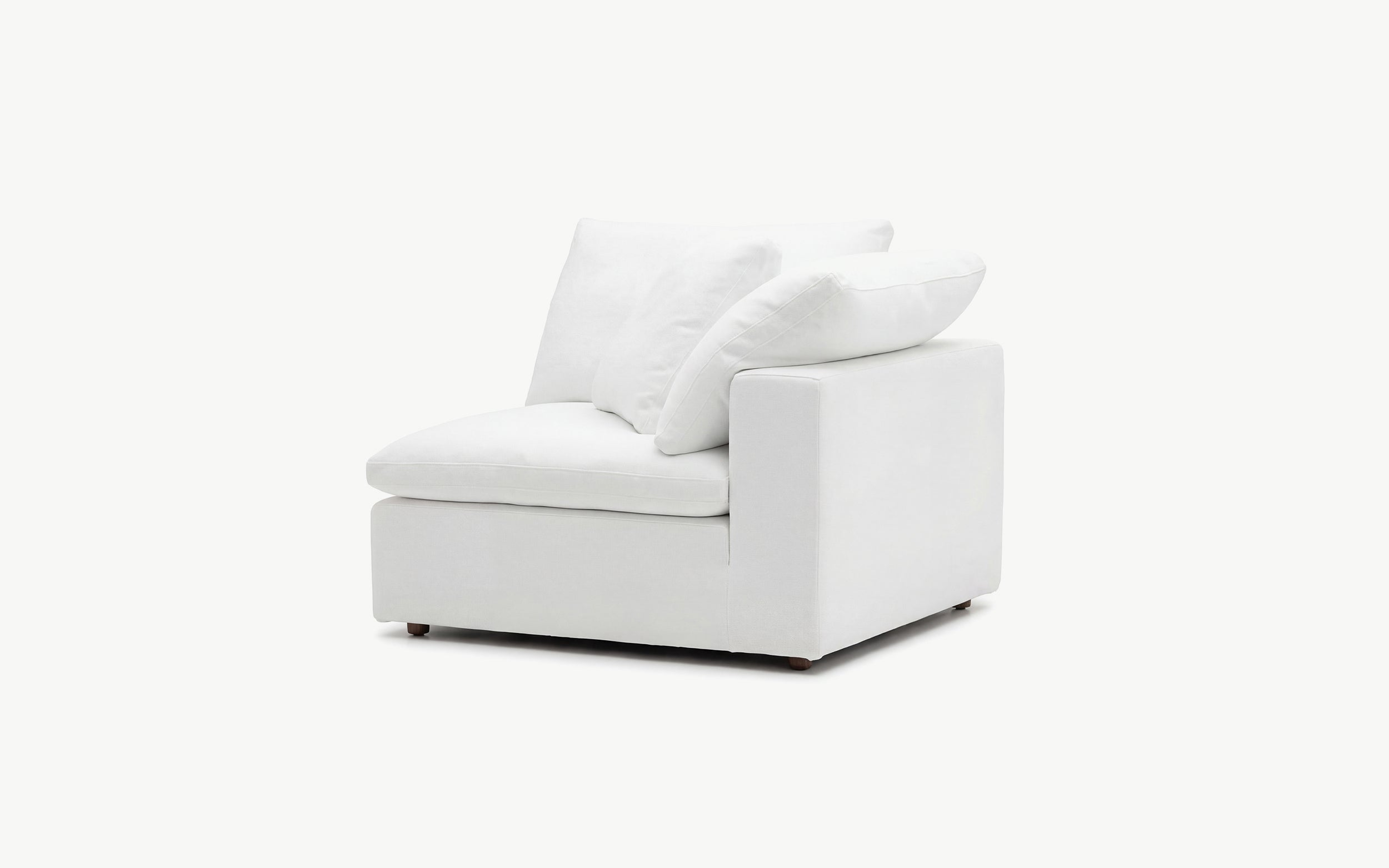 Cloud Couch 2-Seater Modular Loveseat | White