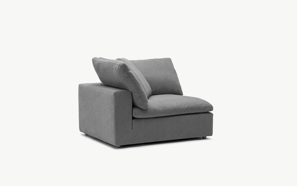 Cloud Couch 2-Seater Modular Loveseat | Gray