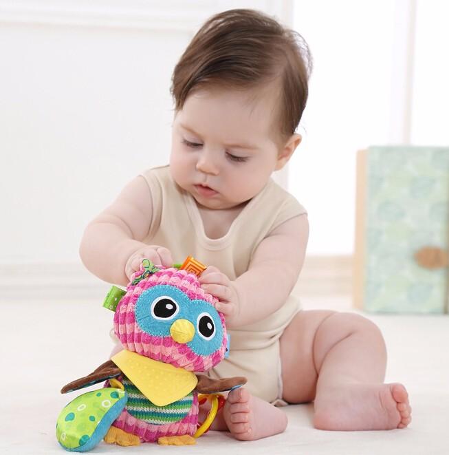 Baby Plush Activity Toy with Teether
