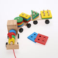 Wooden Stacking Train